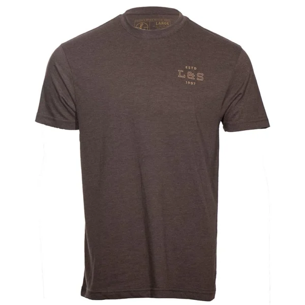 Leupold & Stevens Inc. Leupold L&S Heritage Short Sleeve Tee Espresso L
