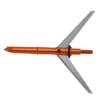 Rock Ridge Outdoors Dead Ringer Super-Freak Extreme broadhead, orange body with two open blades