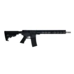 10 Ring GLFA AR-15 Rifle .223 Wylde 30rd Magazine 16" Threaded Barrel Black and Stainless with 15.25" Handguard