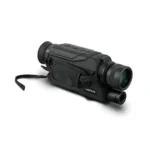 Konus Konuspy-18 black digital night vision monocular, right-side view with hand strap