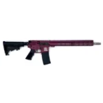 10 Ring GLFA AR-15 Rifle .223 Wylde 30rd Magazine 16" Stainless Steel Black Cherry Frame
