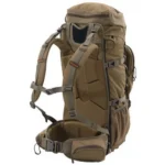 Alps Outdoorz Commander X + Pack in coyote brown, rear view with shoulder straps and waist belt
