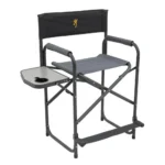 ALPS Brands Alps Browning Directors Chair XT Plus Camping Chair Charcoal/Grey
