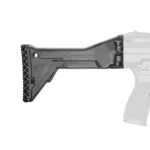 Springfield Armory Kuna Adjustable Folding Rifle Stock in black, left-side extended view