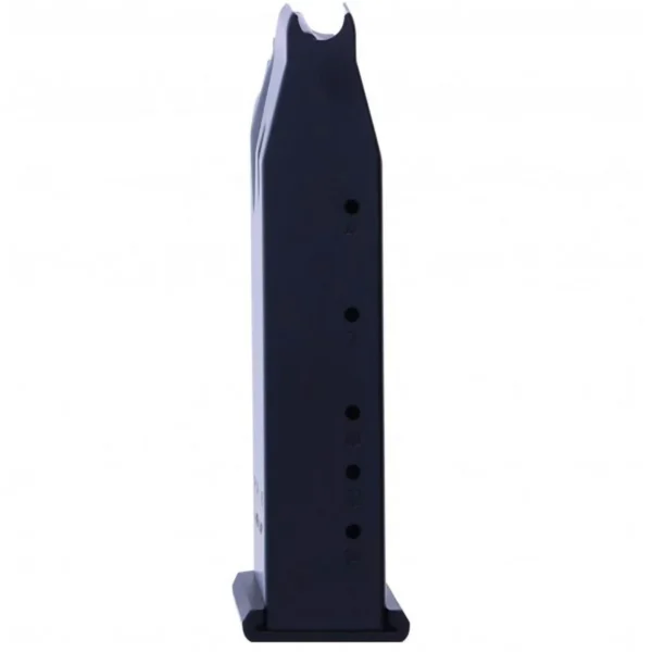 Springfield 1911 Double Stack Magazine, black side view with witness holes