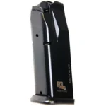 ProMag Taurus PT145 Magazine, black steel magazine shown upright at a slight angle