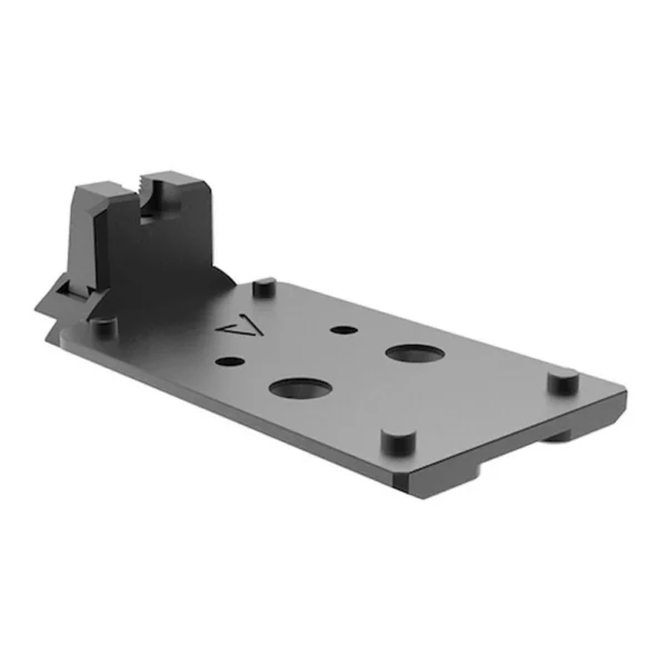 Springfield Armory Agency Optic System Mounting Plate 1911 DS, black angled top view
