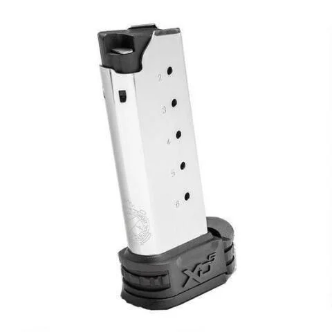 primary-37308 Springfield Armory XD(S) Midlength Handgun Magazine Stainless .45 ACP 5/rd
