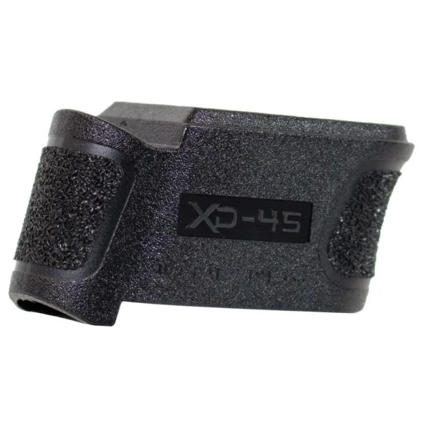 Springfield Armory Extended Magazine Sleeve, black angled side view with XD-45 marking