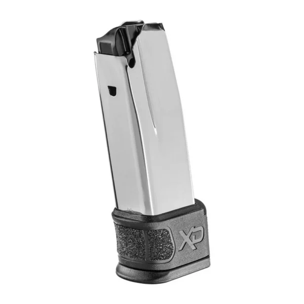 Springfield Armory XD Mod.2 Sub-Compact Extended Handgun Magazine, silver body with black sleeve
