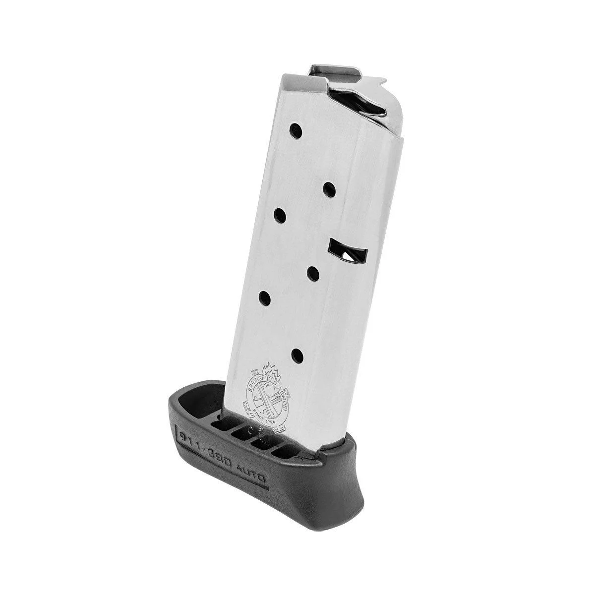 primary-37346 Springfield Armory Springfield 911 Stainless Steel Magazine with Pinky Extension .380 ACP 7/rd
