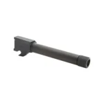 Springfield Armory Echelon handgun barrel, black, angled side view with threaded muzzle