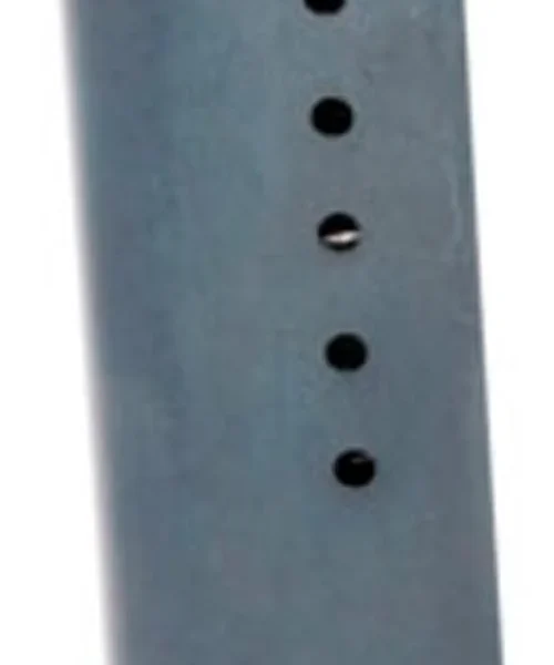 ProMag Kahr Arms K9/P9/E9 Magazine, blued steel, front view with witness holes and baseplate