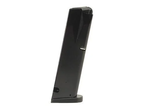 ProMag Beretta M96 Magazine, blued steel magazine shown upright at an angle