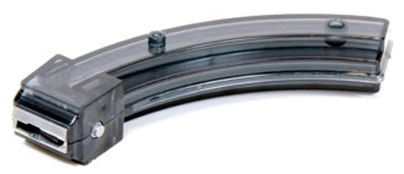 primary-37415 ProMag Ruger 10/22/Charger Magazine curved smoke polymer magazine, side view