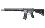 Battle Arms Development BAD AUTHORITY ELITE AMBI, gray and black rifle in left side view