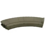 ProMag AK-47 Magazine, coyote tan curved polymer magazine in side view