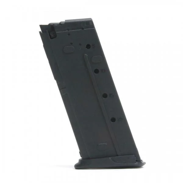 primary-37454 ProMag Magazine FN Five-Seven USG, black polymer magazine shown at an angle