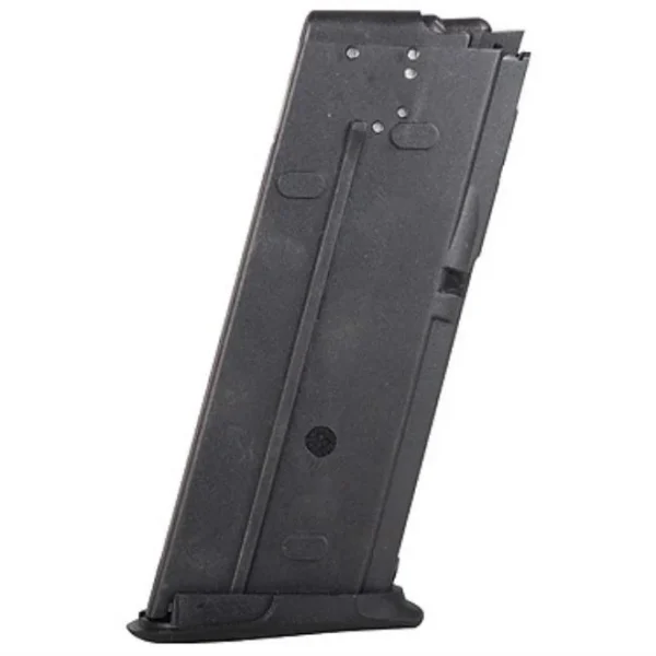 ProMag FNH Five Seven Magazine, black polymer side view with extended base plate