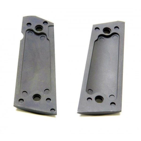 ProMag Industries Archangel Aluminum 1911 Grip Panels, inner faces of two gray panels