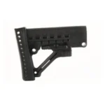 ProMag Archangel six-position collapsible butt-stock, black left-side view with recoil pad