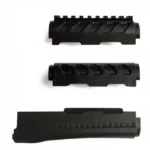 ProMag Archangel OPFOR AK Series Forend in black, three-piece set with top rails