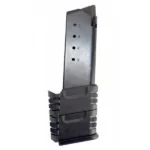ProMag Springfield XD-S Magazine, dark angled view with witness holes and extended base