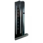ProMag Ruger SR9 Magazine, black magazine in side view with numbered witness holes