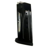 ProMag S&W M&P Compact Magazine, angled view of two overlapping blued steel magazines
