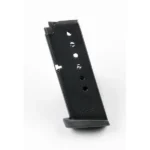ProMag Steel Handgun Magazine Taurus 709 Slim, black magazine in angled side view