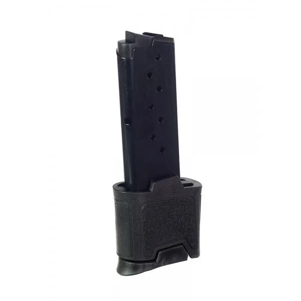 ProMag Steel Handgun Magazine Sig Sauer P290, upright black magazine in angled side view