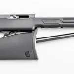 Promag Mfg. Inc. Archangel Quick Break-Down stock, black, left-side view with barrel section