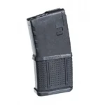 ProMag AR-15 Roller Follower Magazine, black polymer magazine in angled side view