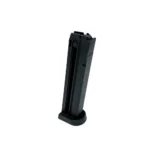 ProMag Taurus TX Handgun Magazine, angled front view in black with extended base