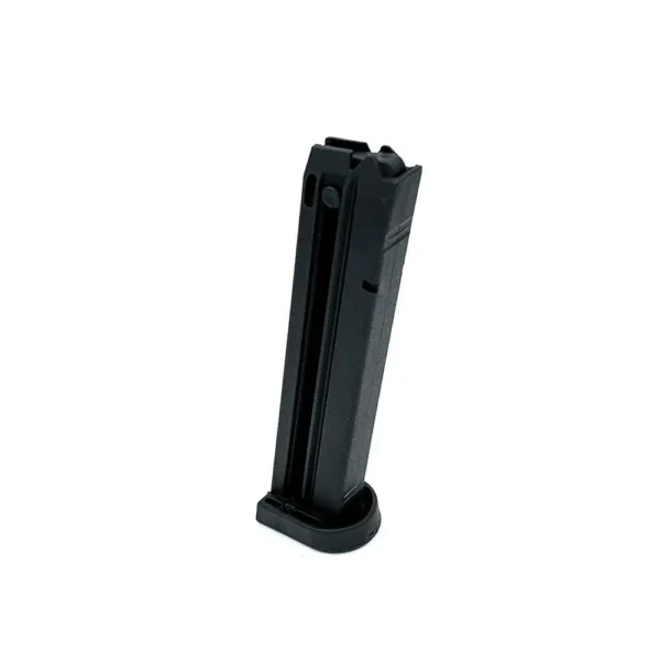 ProMag Taurus TX Handgun Magazine, angled front view in black with extended base