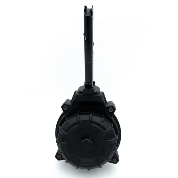 ProMag Hi-Point 995/995TS Magazine Drum black front view with round drum and long feed tower