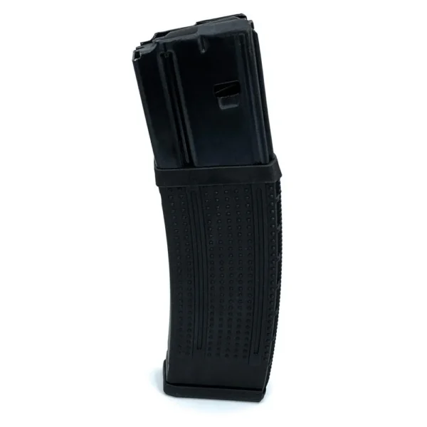 Promag AR-15/M16 Rifle Magazine black curved magazine, angled front view