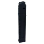 ProMag CZ Scorpion Rifle Magazine, black, front view with ribbed body