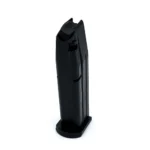 Promag Mossberg MC2 black handgun magazine, upright three-quarter view with extended base