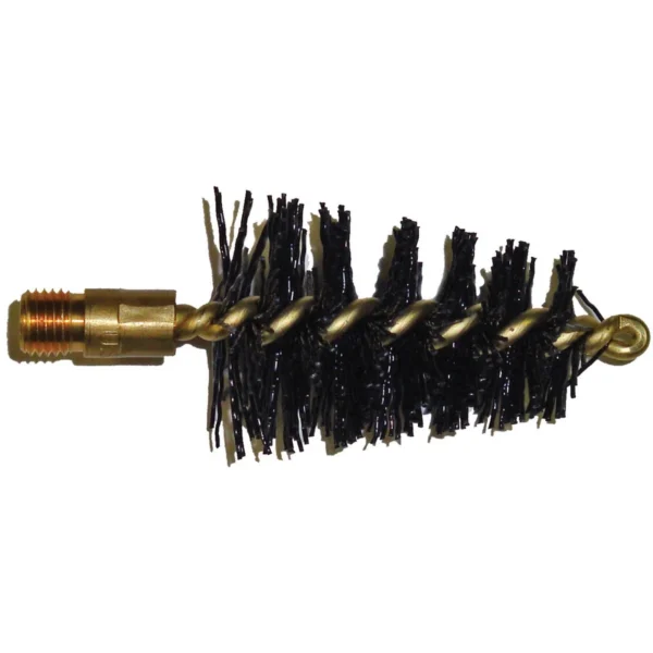 Pro-Shot Multi-Gauge shotgun nylon bore brush, black bristles and brass fitting