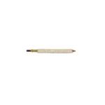 Pro-Shot Bore Mop white side view with brass ends