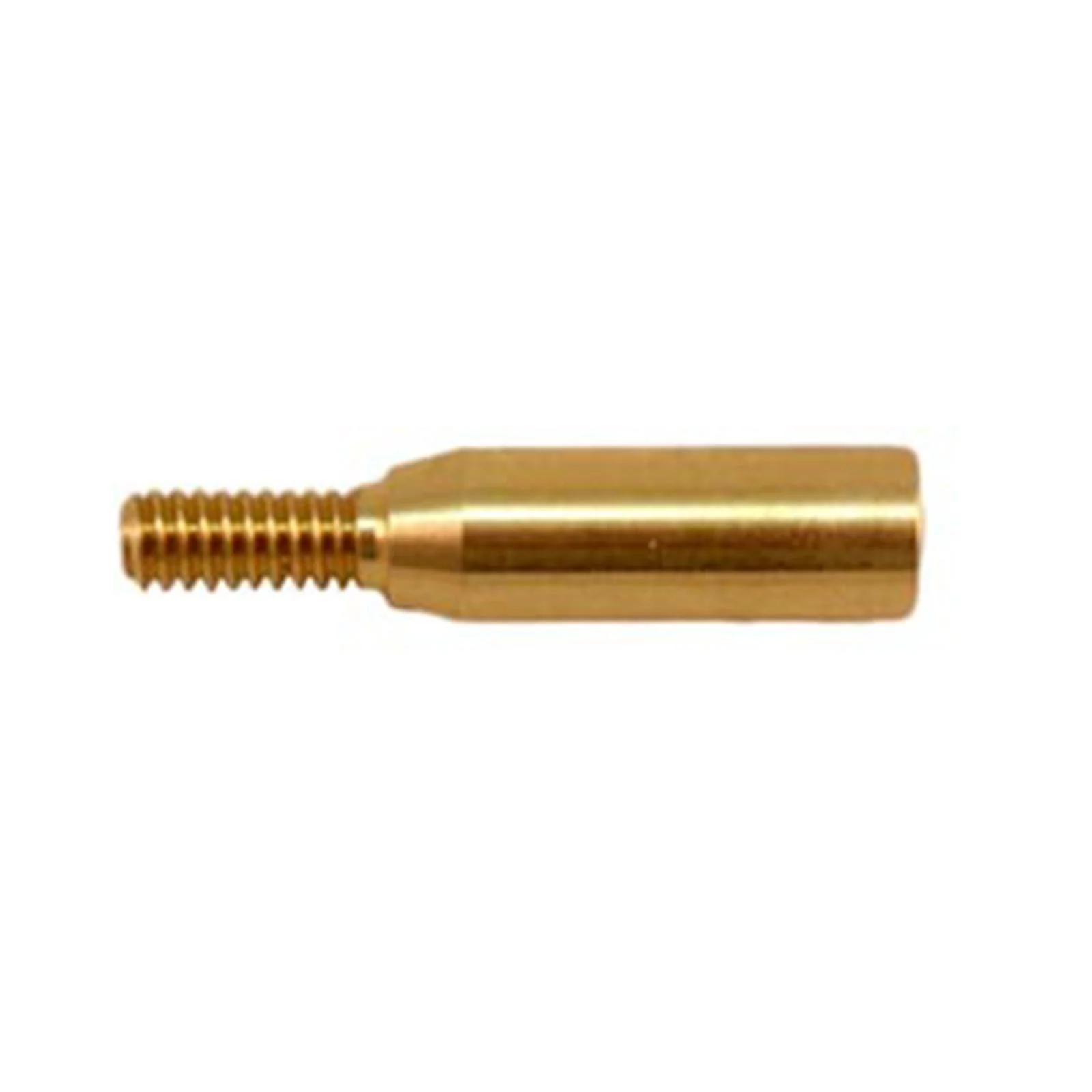 primary-37726 Pro-Shot 17 cal Adaptor, brass side view with exposed threaded end