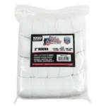 Pro-Shot 2-inch Round 100% Cotton Patches, white patches in clear labeled bag