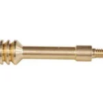 Pro-Shot Benchrest Quality Spear-Tip Brass Jag, side view with pointed tip and threaded end