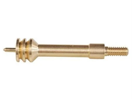 primary-37738 Pro-Shot Benchrest Quality Spear-Tip Brass Jag, side view with pointed tip and threaded end
