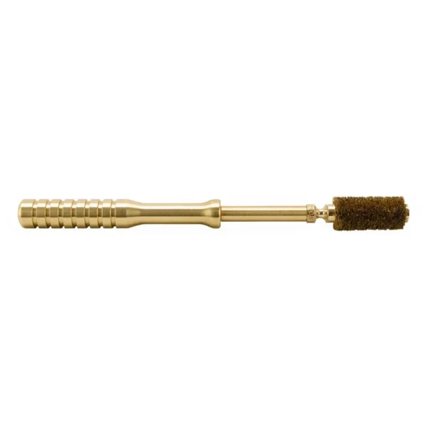 Pro-Shot Shotgun Chamber Brush with brass handle, shaft and brown bristles