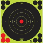Pro-Shot Products Pro-Shot 6" SplatterShot Green Bullseye Targets 12/ct