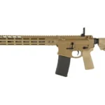 NOVESKE GEN4 5.56 16-inch rifle in FDE, right-side view with black magazine and sights
