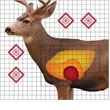 Pro-Shot Products Pro-Shot Mule Deer Sight In Target 25" x 25" 5/ct