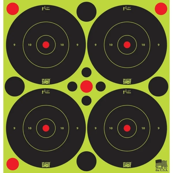 Pro-Shot Products PRO-SHOT 3" GREEN BULLSEYE 48 PK